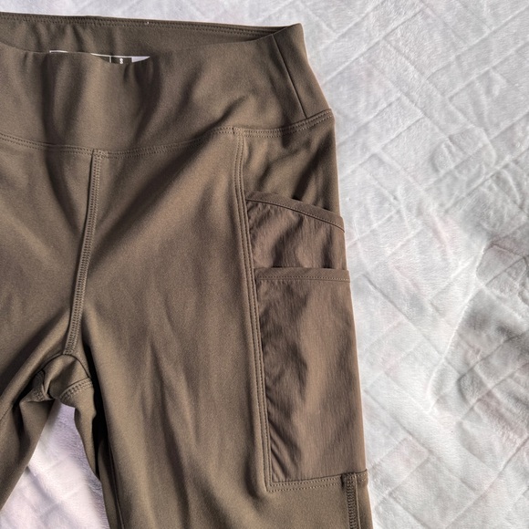 Carhartt Force Fitted Lightweight Utility Leggings - Olive Green - Size SM Tall - Picture 7 of 13